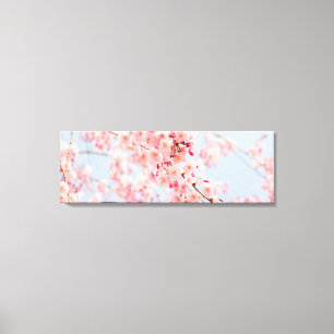 Cherry Blossom Rose Blue Gallery Leinwand
