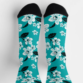 CHERRY BLOSSOM - SAKURA (AQUAMARIN) SOCKEN
