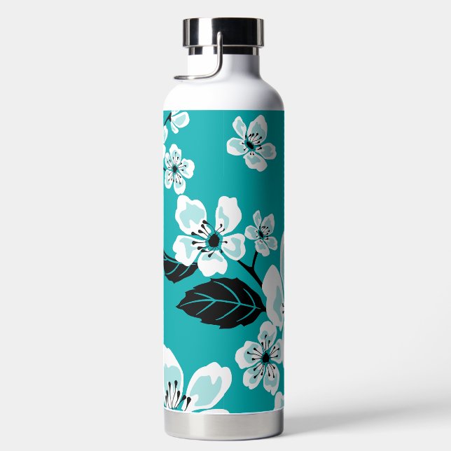 CHERRY BLOSSOM - SAKURA (AQUAMARIN) TRINKFLASCHE (Rechts)