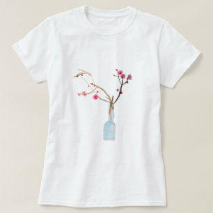 Cherry Blossom Sakura Aquarellkunst T-Shirt
