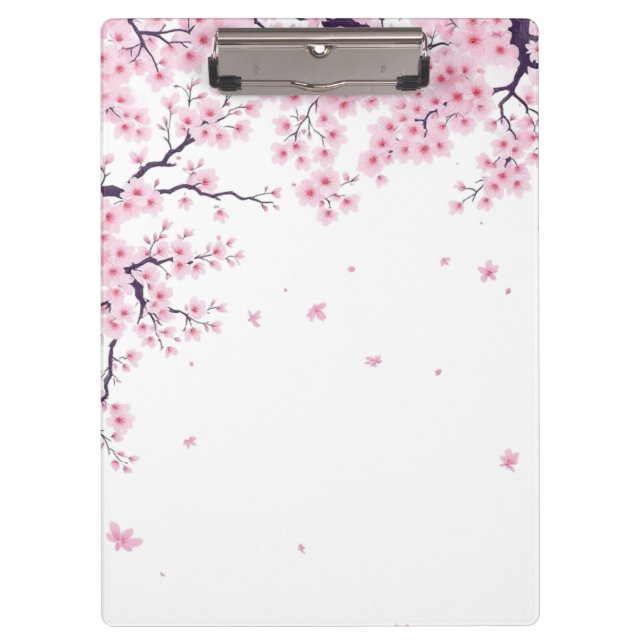 Cherry Blossom Sakura Japanese Art Tote  Klemmbrett (Vorderseite)