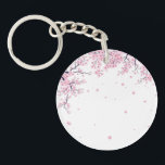Cherry Blossom Sakura Japanese Art Tote  Schlüsselanhänger<br><div class="desc">A soft and elegant collection inspired by cherry blossom flowers in a minimal Japanese art style. This collection features beautiful floral designs across a variety of products including mugs,  phone cases,  home decor,  and accessories. Perfect for lovers of nature,  Japan,  and calm aesthetic designs.</div>