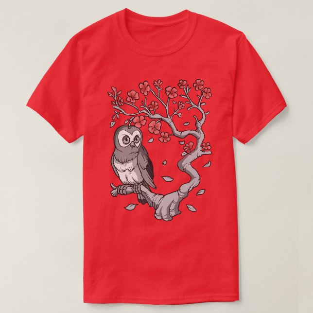Cherry Blossom SAKURA Japanischer Holzblock T-Shirt (Design vorne)