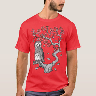 Cherry Blossom SAKURA Japanischer Holzblock T-Shirt