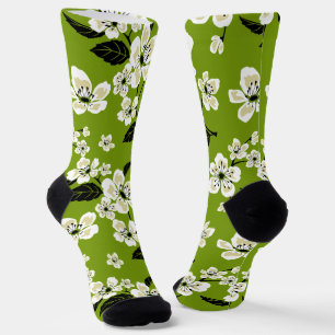 CHERRY BLOSSOM - SAKURA (MATCHA GRÜNE) SOCKEN