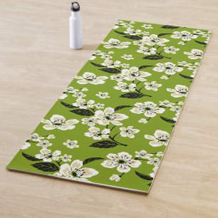 CHERRY BLOSSOM - SAKURA (MATCHA GRÜNE) YOGAMATTE