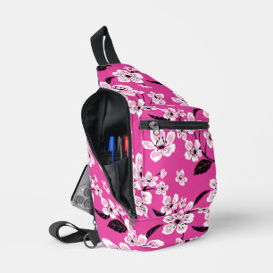 CHERRY BLOSSOM - SAKURA PATTER IN PINK CROSSBODY BAG