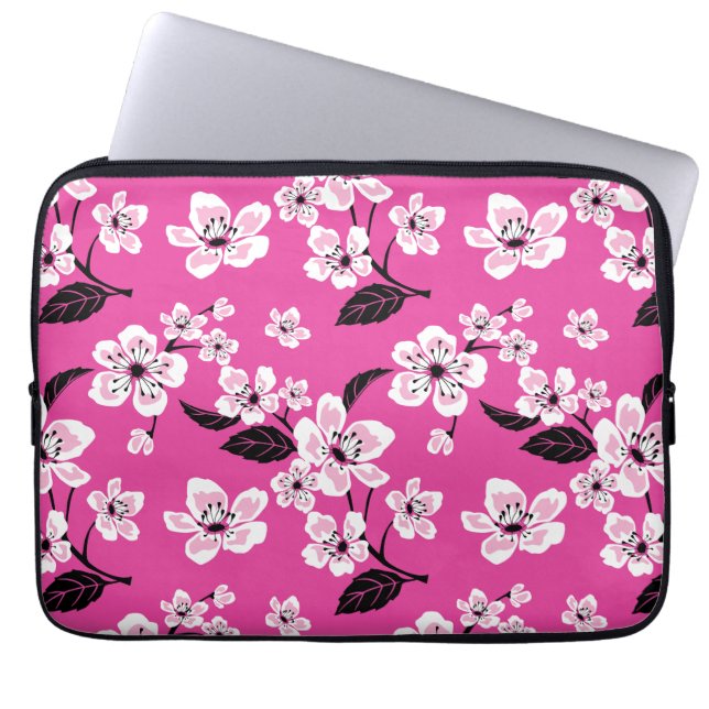 CHERRY BLOSSOM - SAKURA (PINK) LAPTOPSCHUTZHÜLLE (Vorderseite)