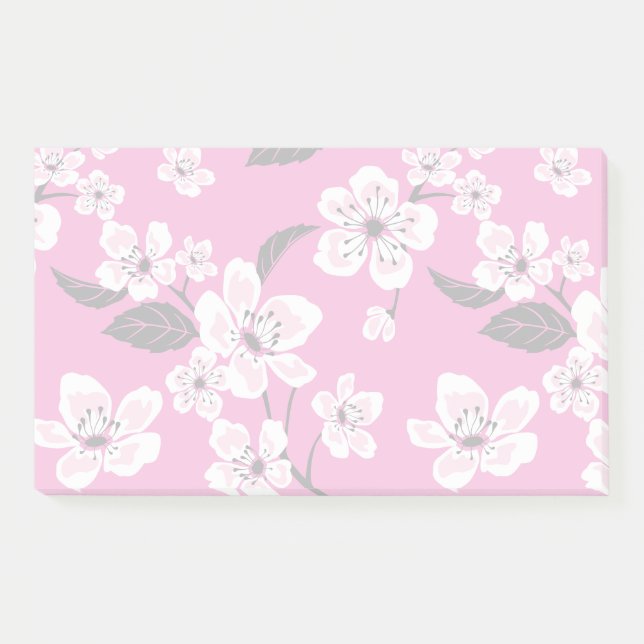 CHERRY BLOSSOM - SAKURA (PINK) POST-IT KLEBEZETTEL (Vorderseite)