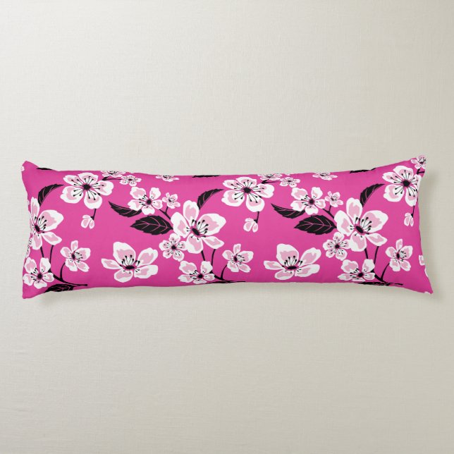 CHERRY BLOSSOM - SAKURA (PINK) SEITENSCHLÄFERKISSEN (Rückseite)