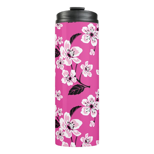 CHERRY BLOSSOM - SAKURA (PINK) THERMOSBECHER (Vorderseite)