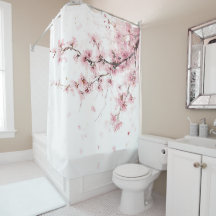 Cherry Blossom Sakura Pink White Pastel Floral