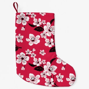 CHERRY BLOSSOM - SAKURA (RED) KLEINER WEIHNACHTSSTRUMPF