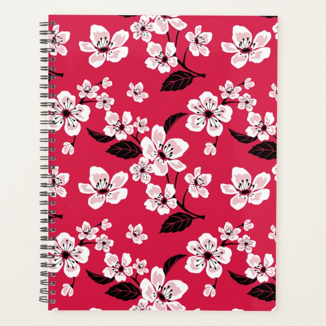 CHERRY BLOSSOM - SAKURA (RED) PLANER (Vorderseite)