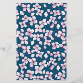 Cherry Blossom Seifenspulpapier - Blue Background