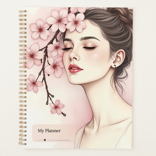 Cherry Blossom Serenity Planner Planer (Vorderseite)