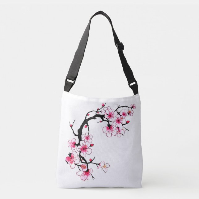 Cherry Blossom Serenity - Tragetaschen Mit Langen Trägern (Vorderseite)
