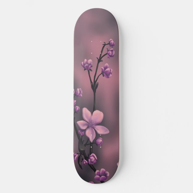 Cherry Blossom Skateboard Deck (Vorderseite)