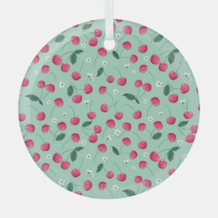 Cherry Blossom: Sommerfestes Design Ornament Aus Glas