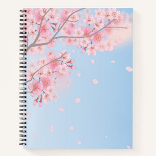 Cherry Blossom Spiral Notebook Notizbuch