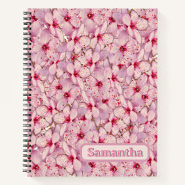 Cherry Blossom Spiral Notebook Notizbuch
