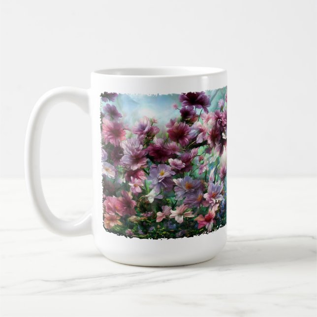 Cherry Blossom Splash Blume Kaffeetasse (Links)