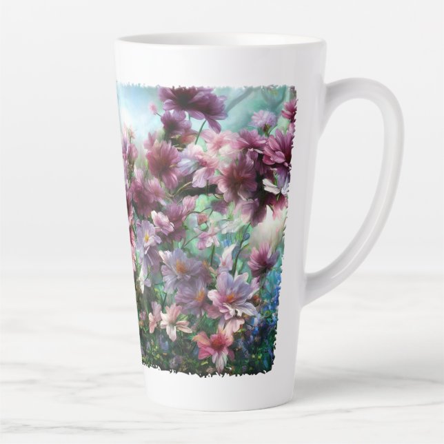 Cherry Blossom Splash Blume Milchtasse (Rechts)