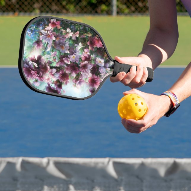 Cherry Blossom Splash Blume Pickleball Schläger (InSitu)
