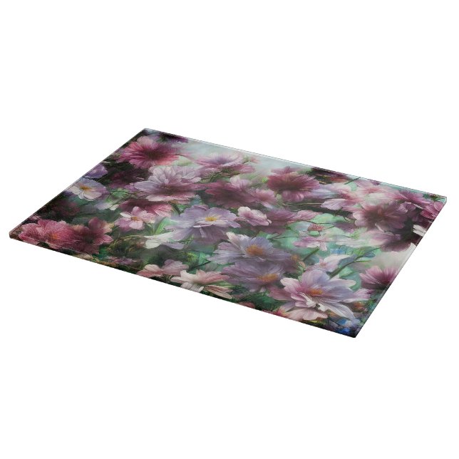 Cherry Blossom Splash Blume Schneidebrett (Ecke)