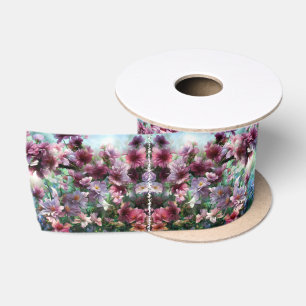 Cherry Blossom Splash Satinband