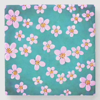 Cherry Blossom Stone Untersetzer