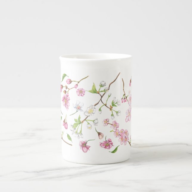 Cherry-Blossom-Tasse Prozellantasse (Vorderseite)