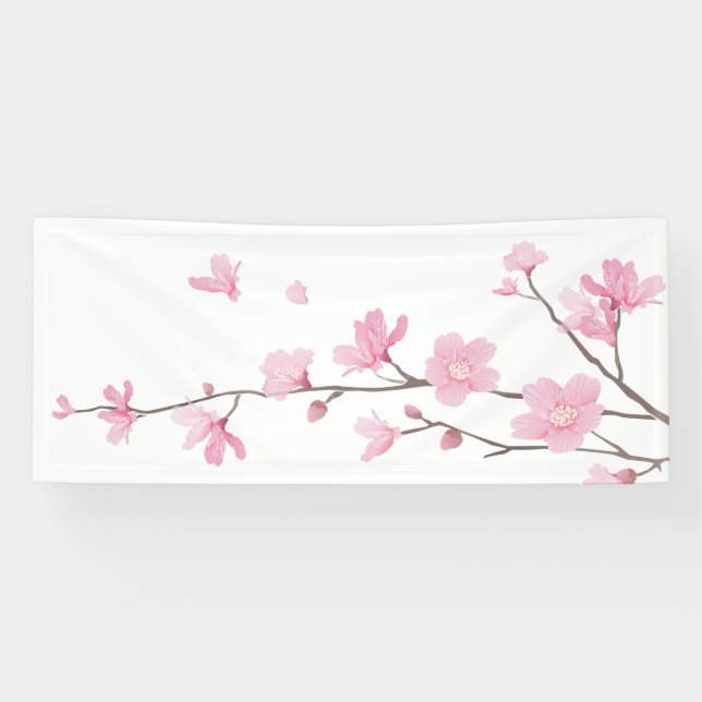 Cherry Blossom - Transparenter Hintergrund Banner (Horizontal)