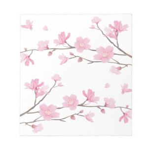 Cherry Blossom - Transparenter Hintergrund Notizblock