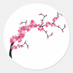 Cherry Blossom Tree Branch Stickers