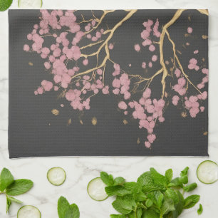 Cherry Blossom Tree Geschirrtuch