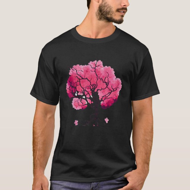 Cherry Blossom  Tree of Life T-Shirt (Vorderseite)