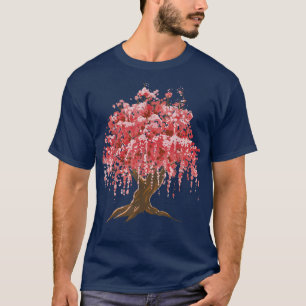 Cherry Blossom Tree Sakura Japanisch Natur Grafik T-Shirt
