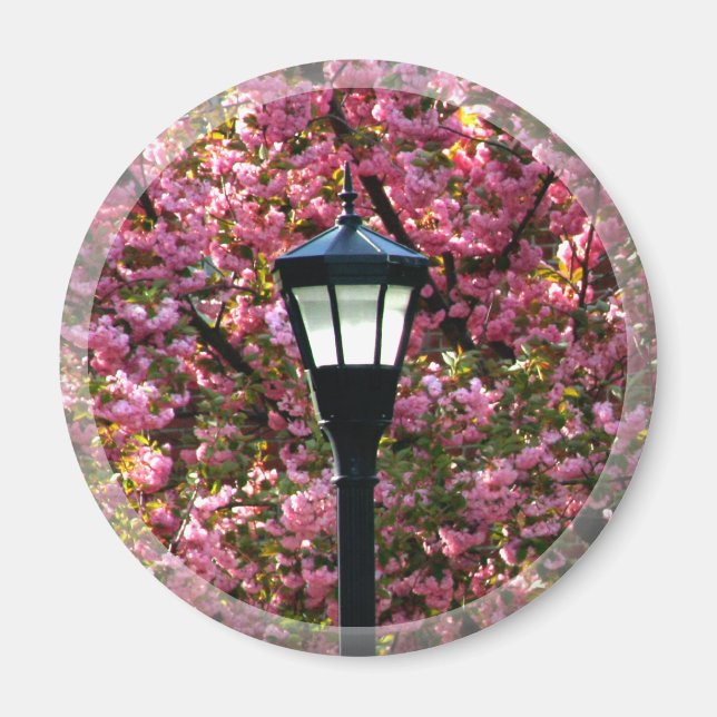 Cherry Blossom und Lamp Magnet Gefallen (Vorne)