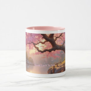 Cherry Blossom Viel Glück Tasse