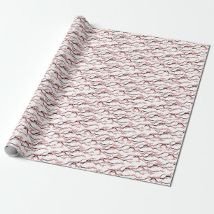 Cherry Blossom: Vintag weiß Nahtlos. Geschenkpapier