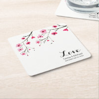 Cherry Blossom Watercolor Wedding personalisieren