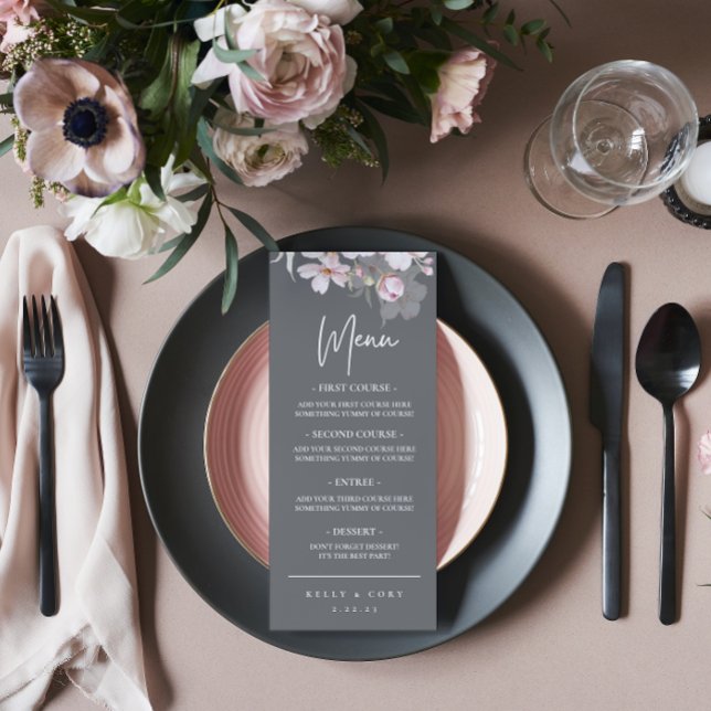 Cherry Blossom Wedding Dinner Menu (Von Creator hochgeladen)