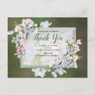 Cherry Blossom Wedding Postkarte