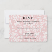 Cherry Blossom Wedding RSVP