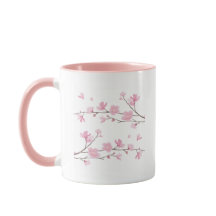 Cherry Blossom - Weißer Hintergrund