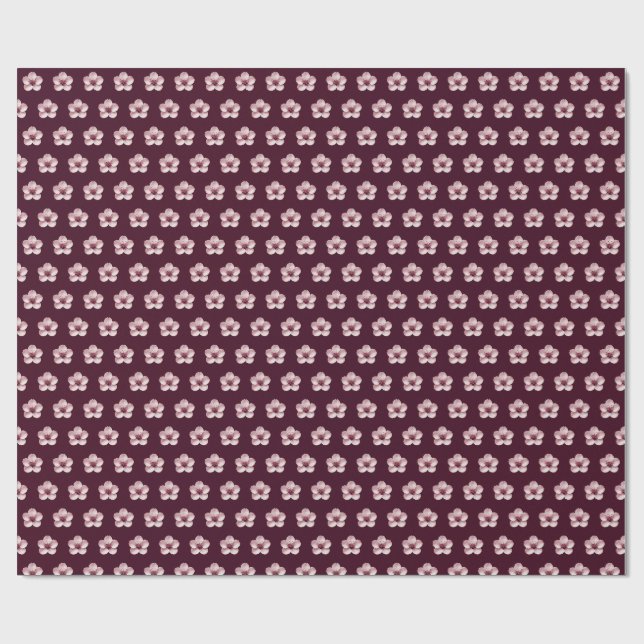 Cherry Blossom Wrapping Paper Geschenkpapier (Flach)