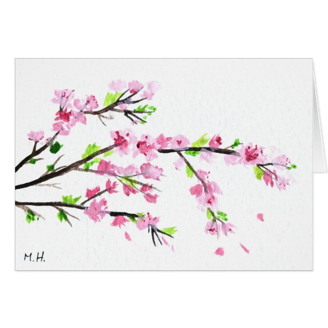 Cherry Blossoms (Vorderseite (Horizontal))