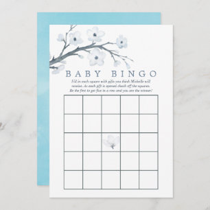 Cherry Blossoms Baby Dusche Bingo Einladung