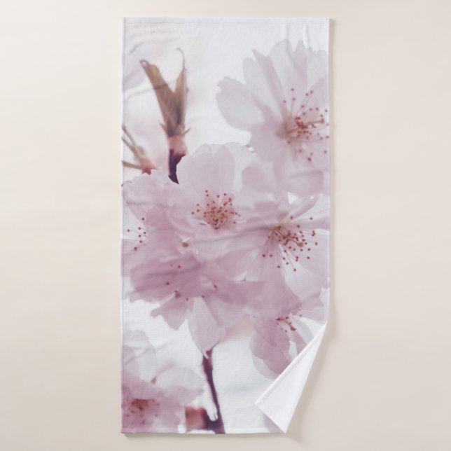 CHERRY BLOSSOMS-BLUME BADEHANDTUCH (Badehandtuch)